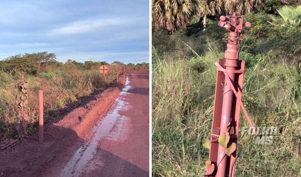 Moradores denunciam riscos em estrada tomada pelo transporte de minério em Corumbá 5 estrada porto esperanca