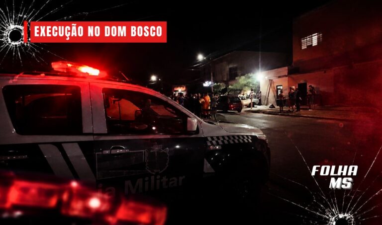 Homem é executado a tiros em rua do bairro Dom Bosco, em Corumbá