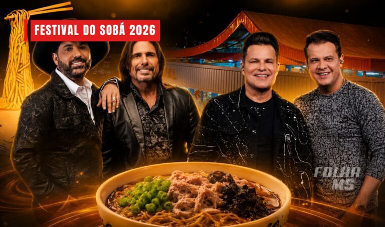 Festival do Sobá confirma shows gratuitos de Edson & Hudson e João Neto & Frederico em Campo Grande