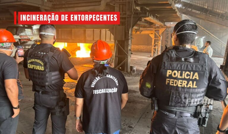 Polícia Federal destrói duas toneladas de drogas apreendidas em Corumbá