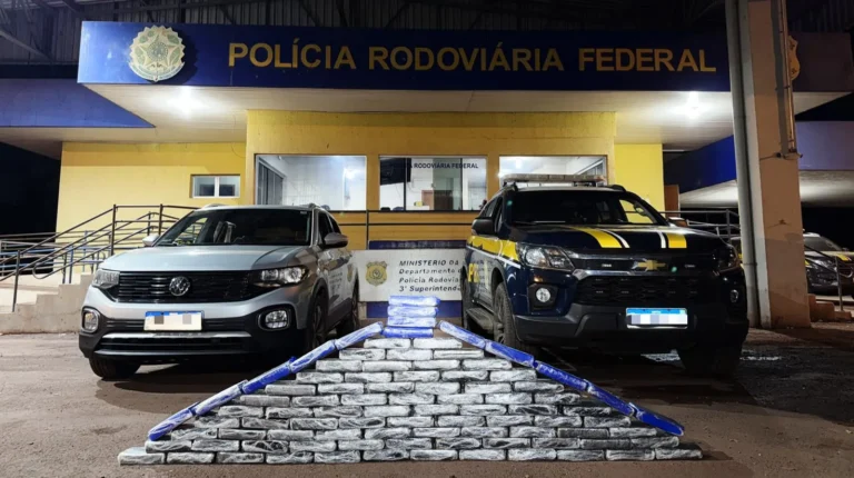 Militar da reserva é preso com quase 97 kg de cocaína e pasta base na BR-262 em Miranda