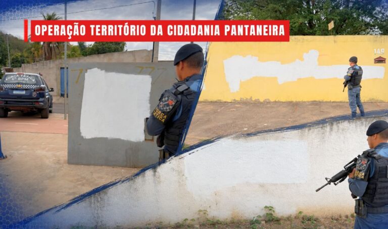 Operação remove pichações ligadas a facções em Corumbá e Ladário