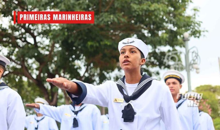 Marinha forma primeiras recrutas mulheres no Comando do 6º Distrito Naval em Ladário