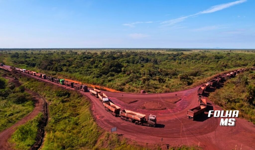 Moradores denunciam riscos em estrada tomada pelo transporte de minério em Corumbá 4 transporte minerio3