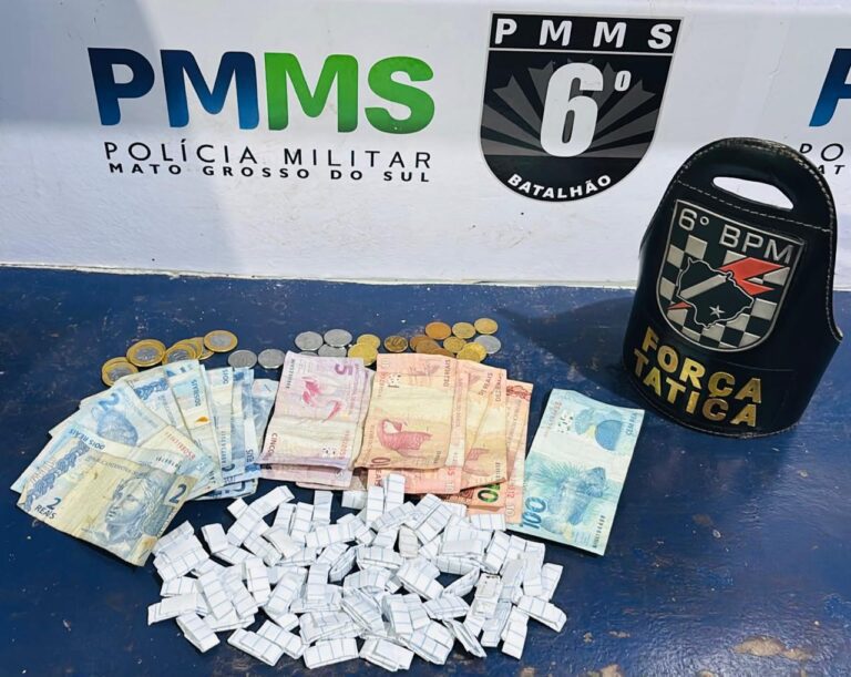 Homem com tornozeleira eletrônica é preso com 90 papelotes de cocaína em Corumbá