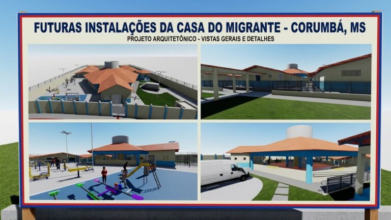 Casa do Migrante é ampliada em Corumbá com licitação de R$ 1,49 milhão