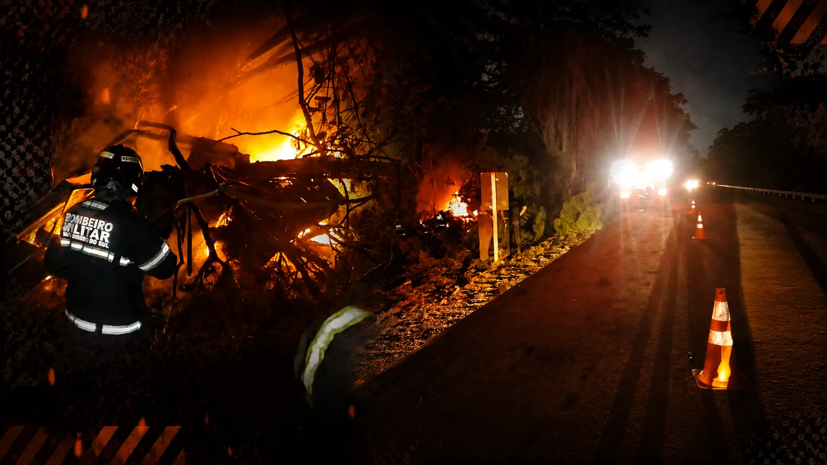 carreta incendio
