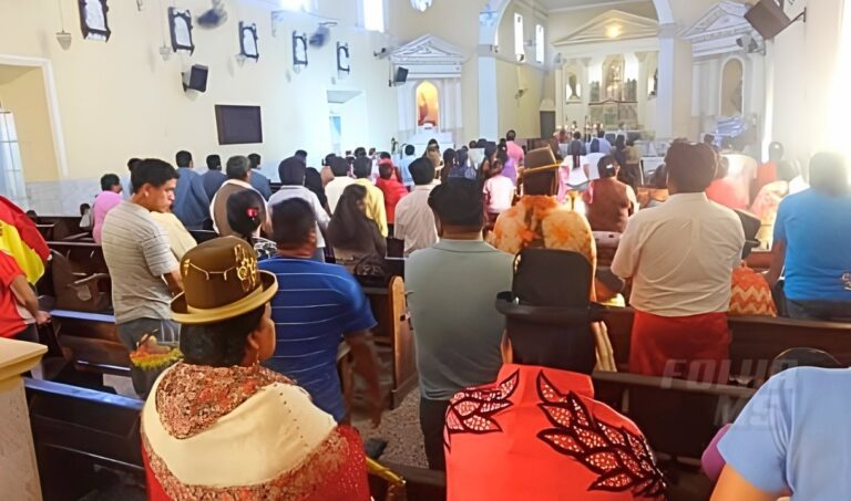 Igreja Nossa Senhora de Fátima abre calendário das devoções bolivianas e latino-americanas com missa festiva em Corumbá