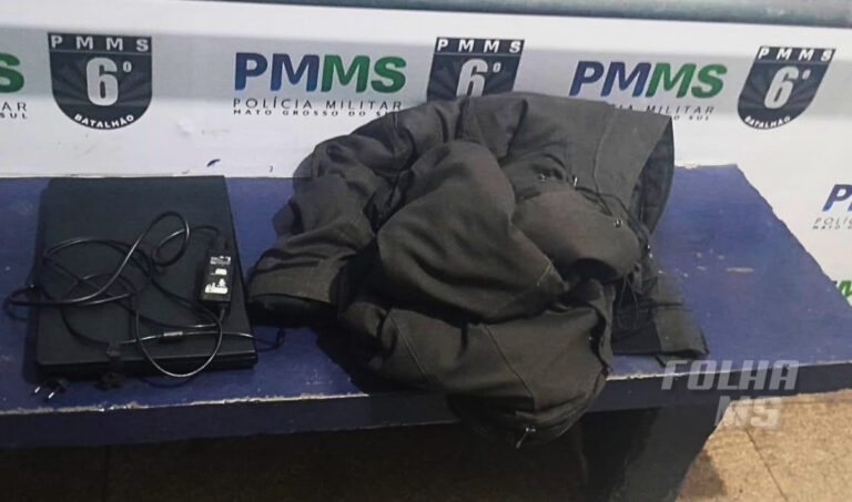 Homem confessa furto e leva a polícia até notebook escondido em Corumbá