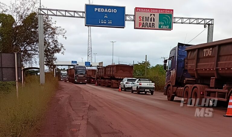 Interdição na ponte sobre o Rio Paraguai fecha BR-262 por duas horas em Corumbá neste domingo