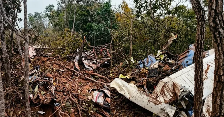 Queda de avião no aeroporto Santa Maria deixa dois mortos em Campo Grande