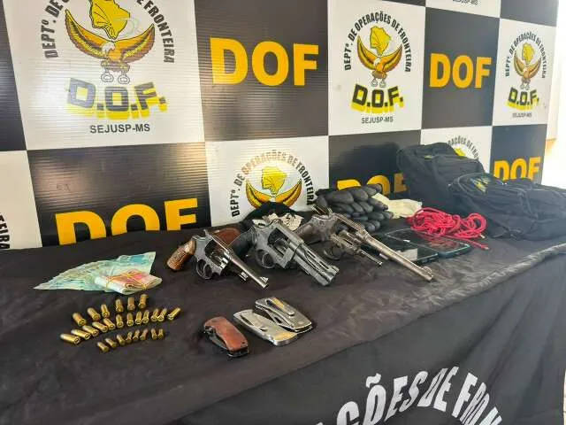 Perseguição policial noturna do DOF a veículo em área rural de Sete Quedas