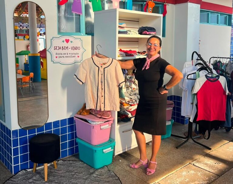 Emei transforma campanha do agasalho em Boutique Solidária