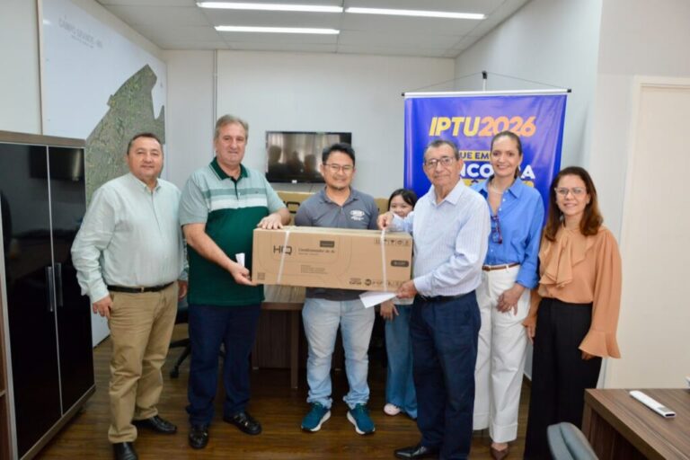 Primeira etapa do IPTU Premiado 2026 contempla seis contribuintes