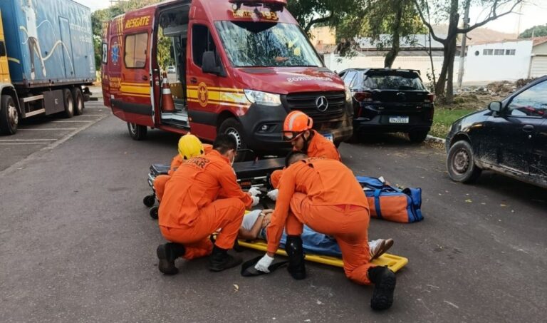 Jovem fica ferida após cair de bicicleta elétrica no Bairro Universitário, em Corumbá