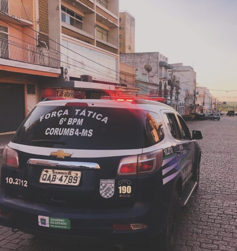 Força Tática prende dois homens com mandados de prisão em aberto em Corumbá