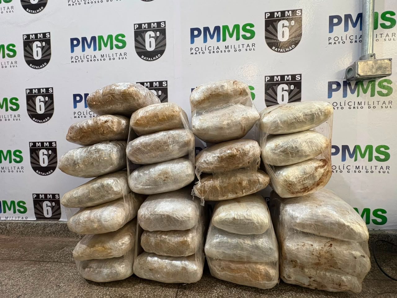 apreensao drogas corumba 28 kg de skunk em Corumbá