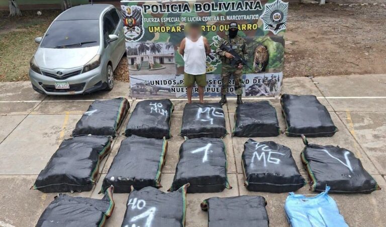 Homem é preso com 517 tabletes de maconha em propriedade rural de Puerto Quijarro