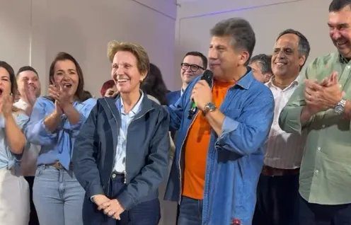Convenção do Avante em Campo Grande que confirmou apoio a Eduardo Riedel e homologou 32 candidaturas