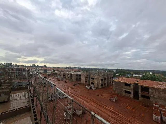 Vista de um conjunto habitacional popular em Campo Grande, MS