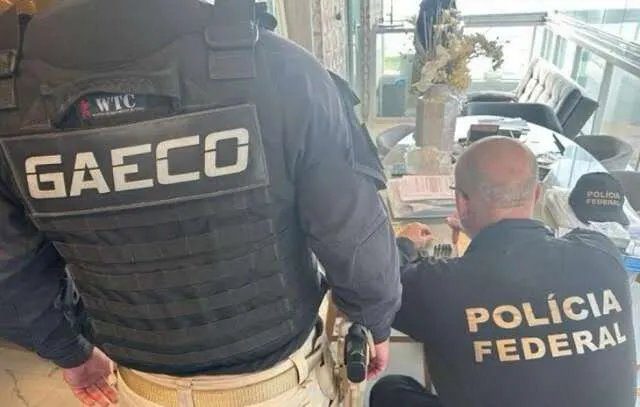 Representação da estrutura regional do Gaeco do MPF entre Mato Grosso do Sul e São Paulo