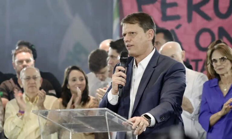 Republicanos oficializa Tarcísio como candidato ao governo de São Paulo