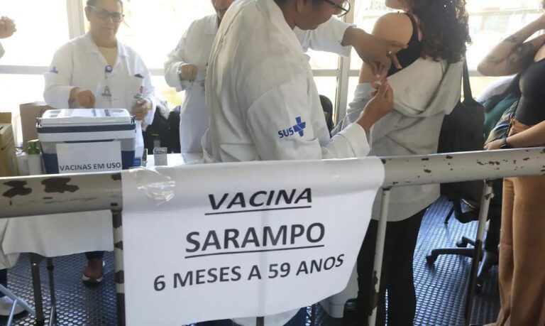 São Paulo registra mais de 795 mil vacinas contra o sarampo aplicadas