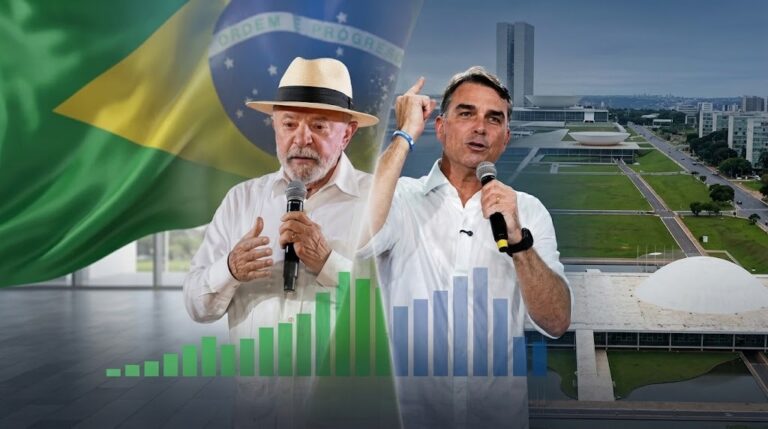 Lula lidera primeiro e segundo turno contra Flávio Bolsonaro, aponta Datafolha