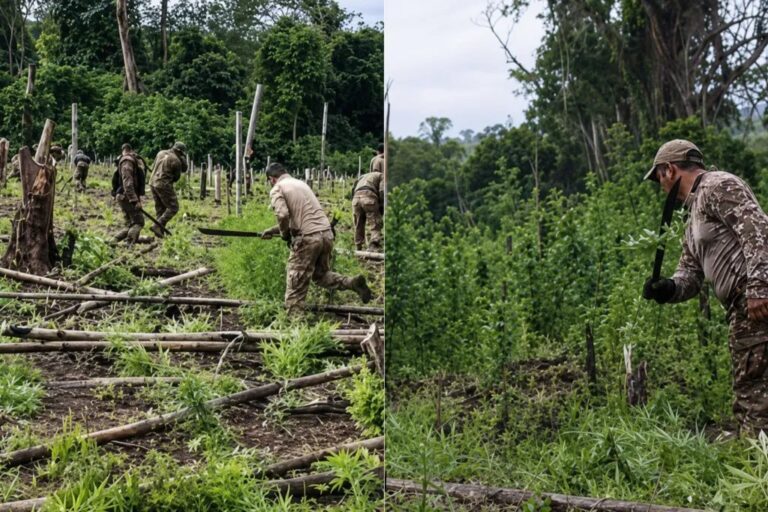Com apoio da PF, Senad destrói plantação de maconha com potencial de produzir 435 toneladas no Paraguai