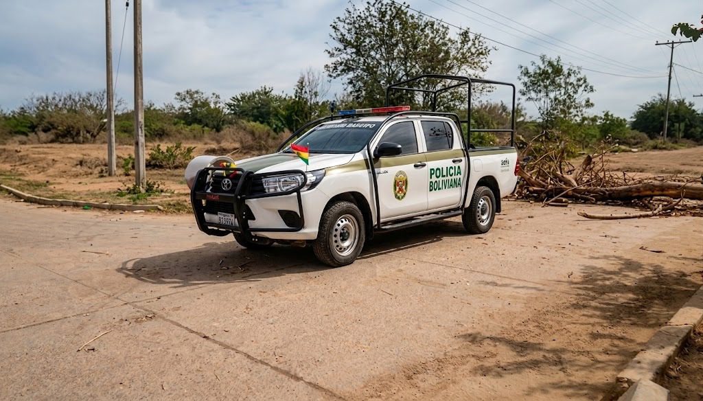 Brasileiro é baleado durante ataque em Arroyo Concepción, na Bolívia 2 policia boliviana