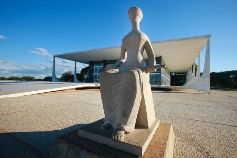 Fachada do prédio do Supremo Tribunal Federal em Brasília