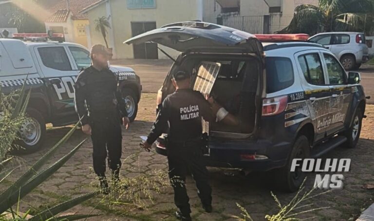 Homem é detido após descumprir medida protetiva e avançar contra policiais em Ladário