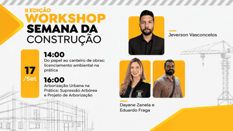 Semana da Construção debate licenciamento ambiental e arborização urbana 