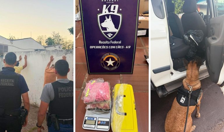 Receita Federal e Polícia Federal apreendem 1,3 kg de ecstasy em Corumbá