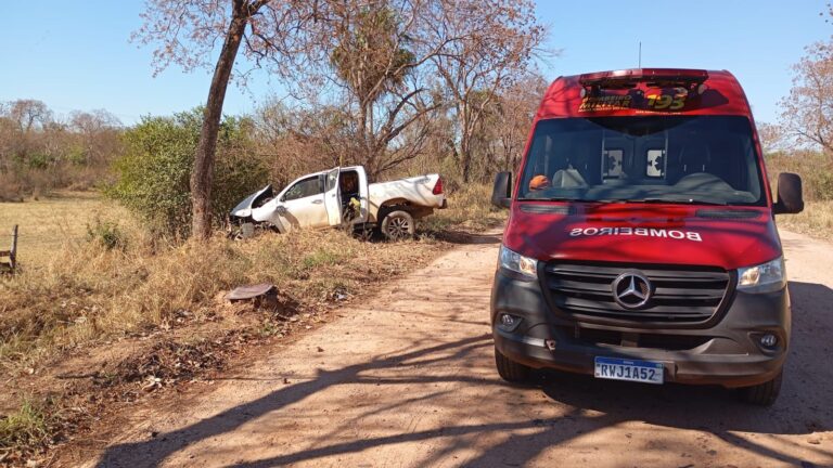 Capotamento mata idoso de 78 anos e deixa dois feridos na MS-454, em Corumbá