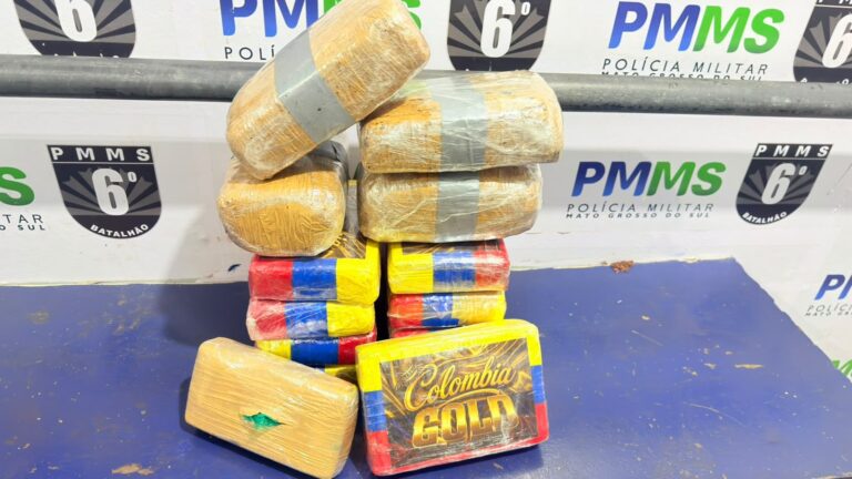 Mulher é presa com quase 15 kg de drogas e diz que receberia R$ 3 mil para levar mala a SP