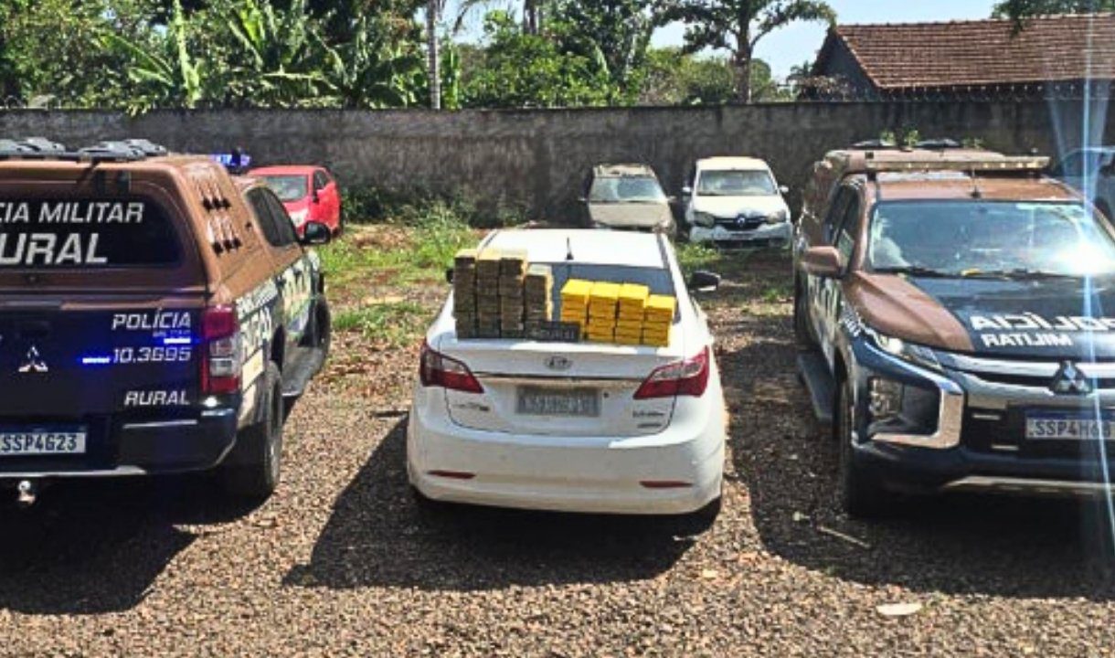 Casal é preso com quase 60 quilos de cocaína escondidos em carro na BR-262
