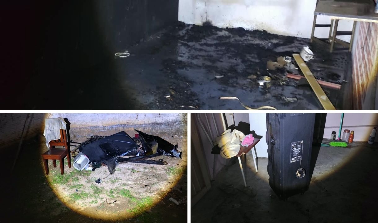 Incêndio atinge cômodo de casa e mobiliza bombeiros em Ladário