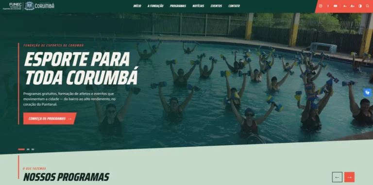 Prefeitura de Corumbá anuncia Plataforma do Esporte e Lazer com inscrições on-line