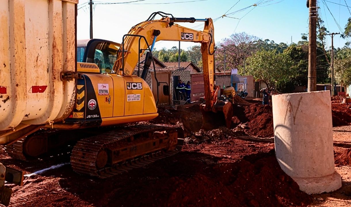 Santa Emília e Aquarius terão 29 ruas com asfalto e drenagem em Campo Grande