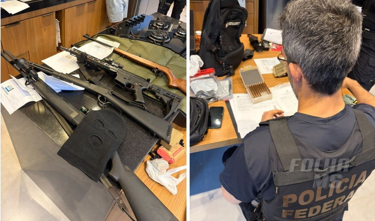 PF apreende armas em operação contra fraudes em registros de CACs