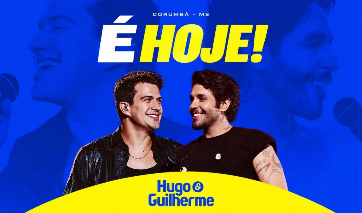 Hugo e Guilherme fazem show neste sábado em Corumbá