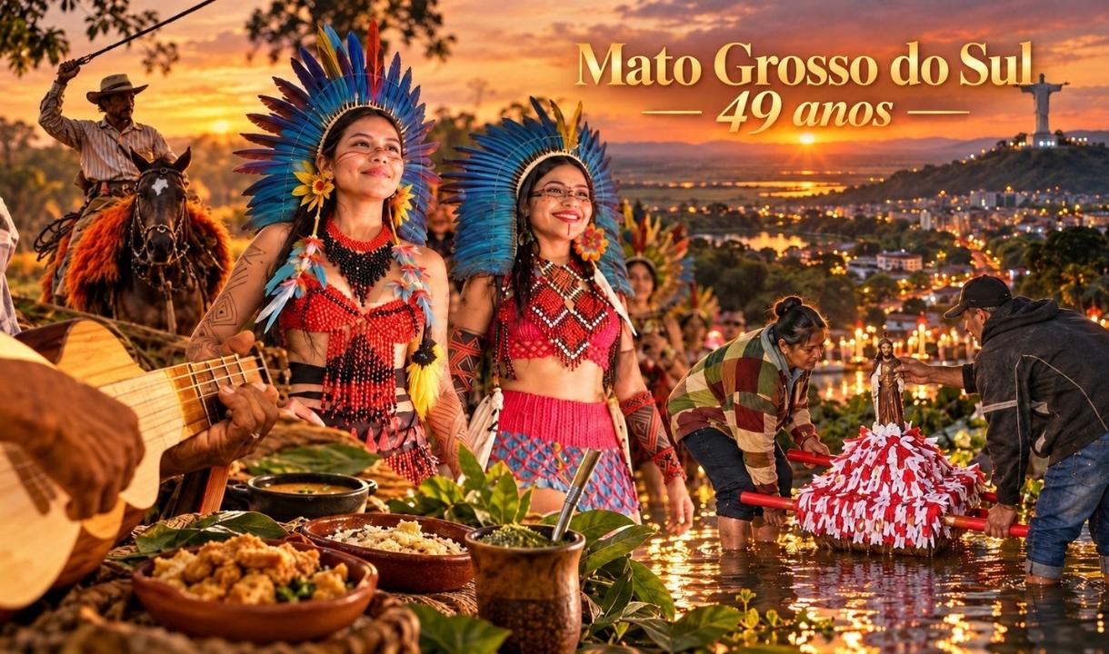 Mato Grosso do Sul completa 49 anos com uma cultura que nasceu antes do próprio Estado
