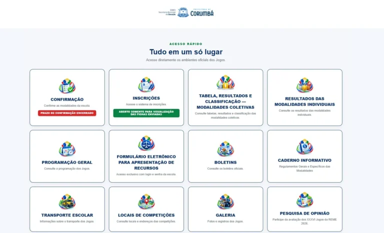 Prefeitura lança site dos Jogos da Reme para centralizar informações da competição