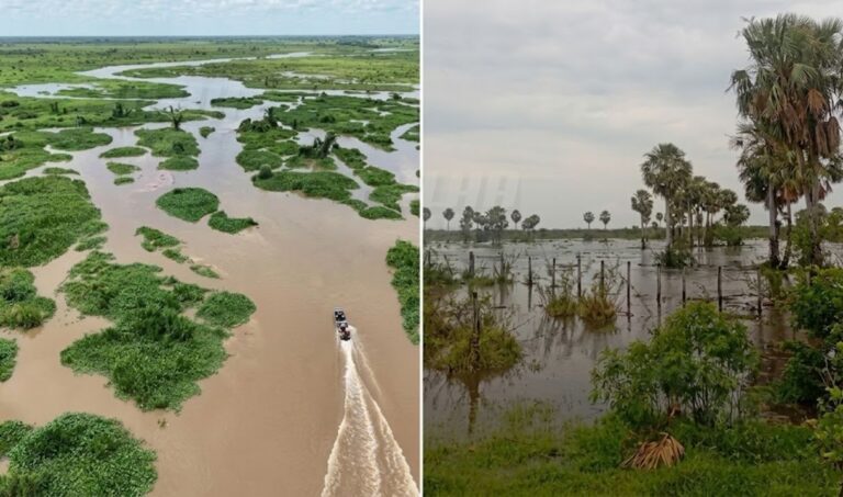 Rio Miranda sobe 1,75 metro em seis dias e ultrapassa cota de alerta