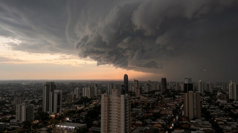 Tempestades colocam 73 cidades de MS em alerta até segunda-feira
