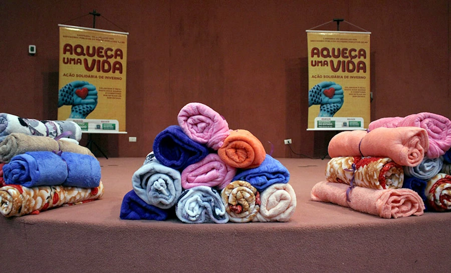 Você está visualizando atualmente Corumbá recebeu 3,5 mil cobertores da campanha Aqueça Uma Vida