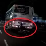 Cadeirante é flagrado pegando “carona” em traseira de ônibus em Campo Grande