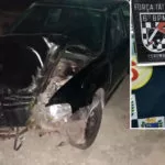 Ladrão é preso após bater carro que furtou na porta de casa