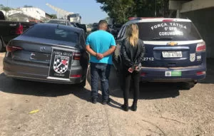 Leia mais sobre o artigo Casal que levaria veículo furtado de locadora para Bolívia é preso pela Força Tática